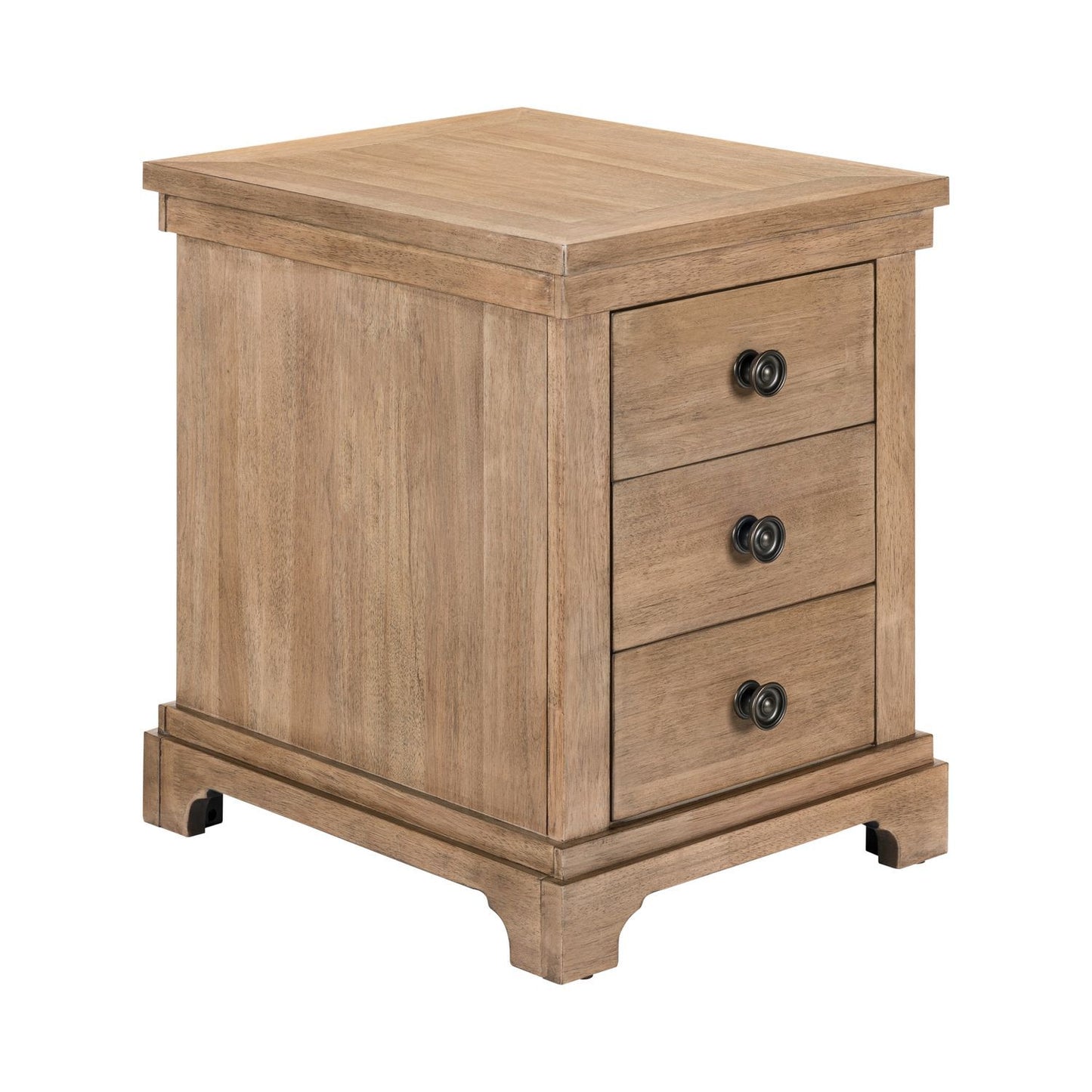 Haven Hills - Chairside Table - Camel Beige - Hornell Furniture Outlet