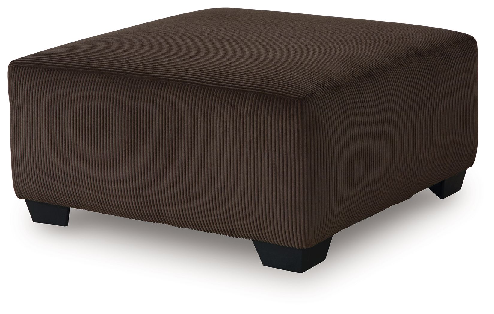 Kimlee - Chocolate - Oversized Accent Ottoman - Hornell Furniture Outlet