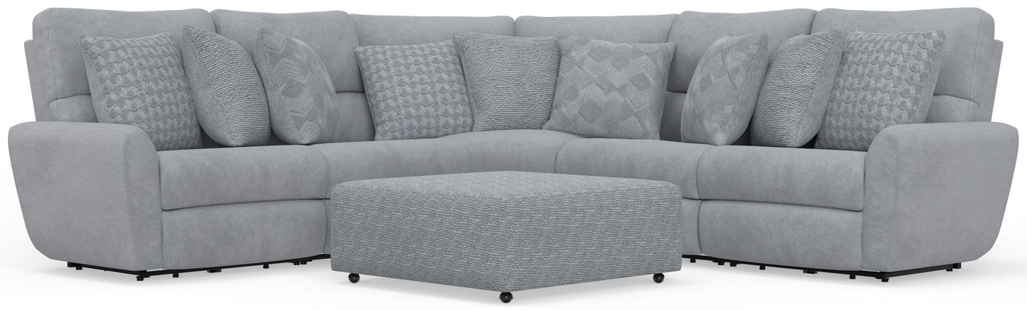 Majesty - Deep Seating Power Reclining Sectional - Hornell Furniture Outlet