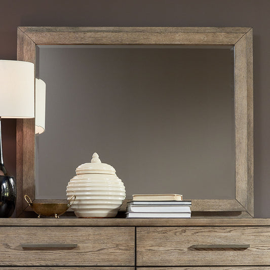 Canyon Road - Lighted Mirror - Light Brown - Hornell Furniture Outlet