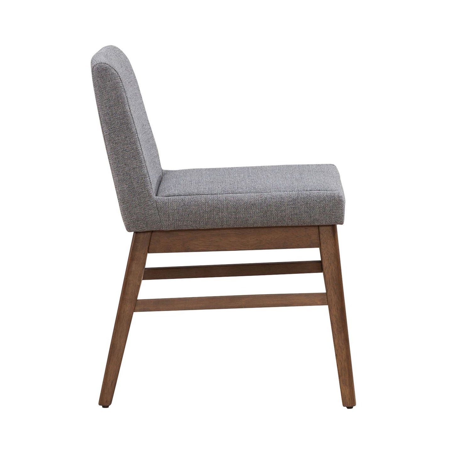 Space Savers - Upholstered Side Chair (RTA) - Brown - Hornell Furniture Outlet