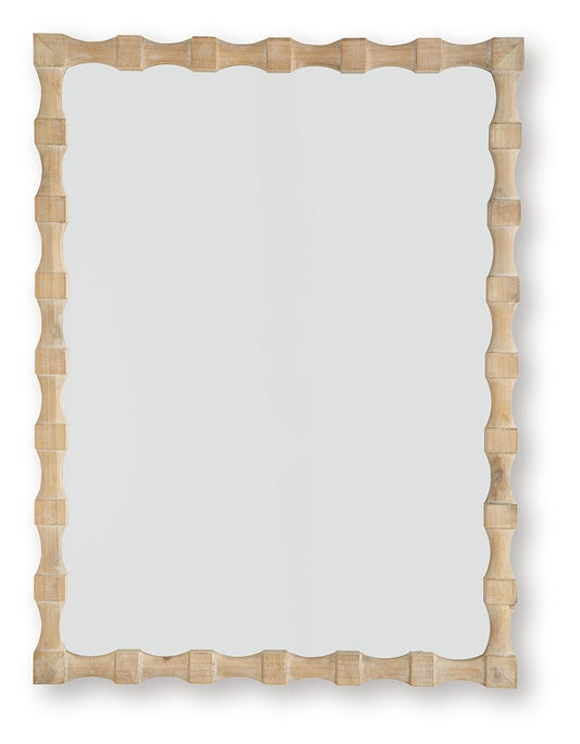 Acelmore - Light Brown - Accent Mirror - Hornell Furniture Outlet