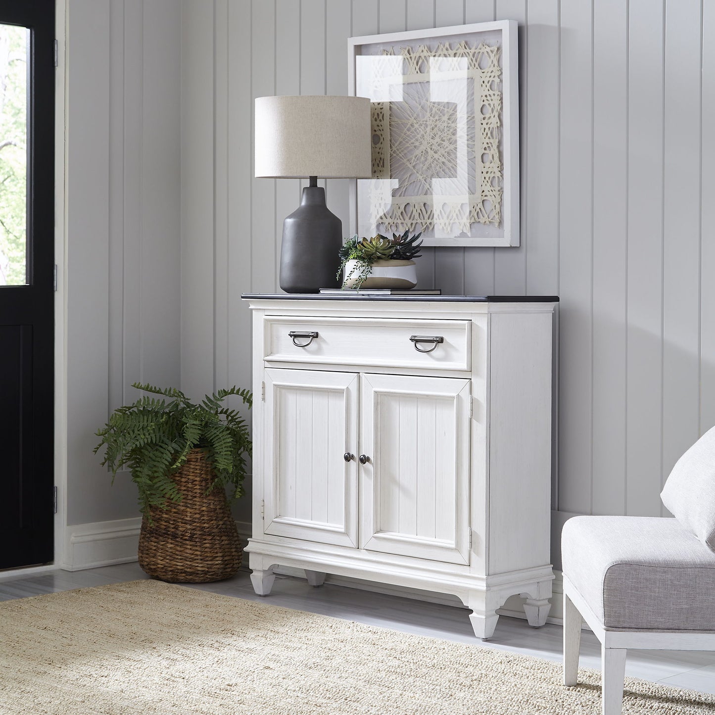 Allyson Park - Accent Hall Console - White - Hornell Furniture Outlet