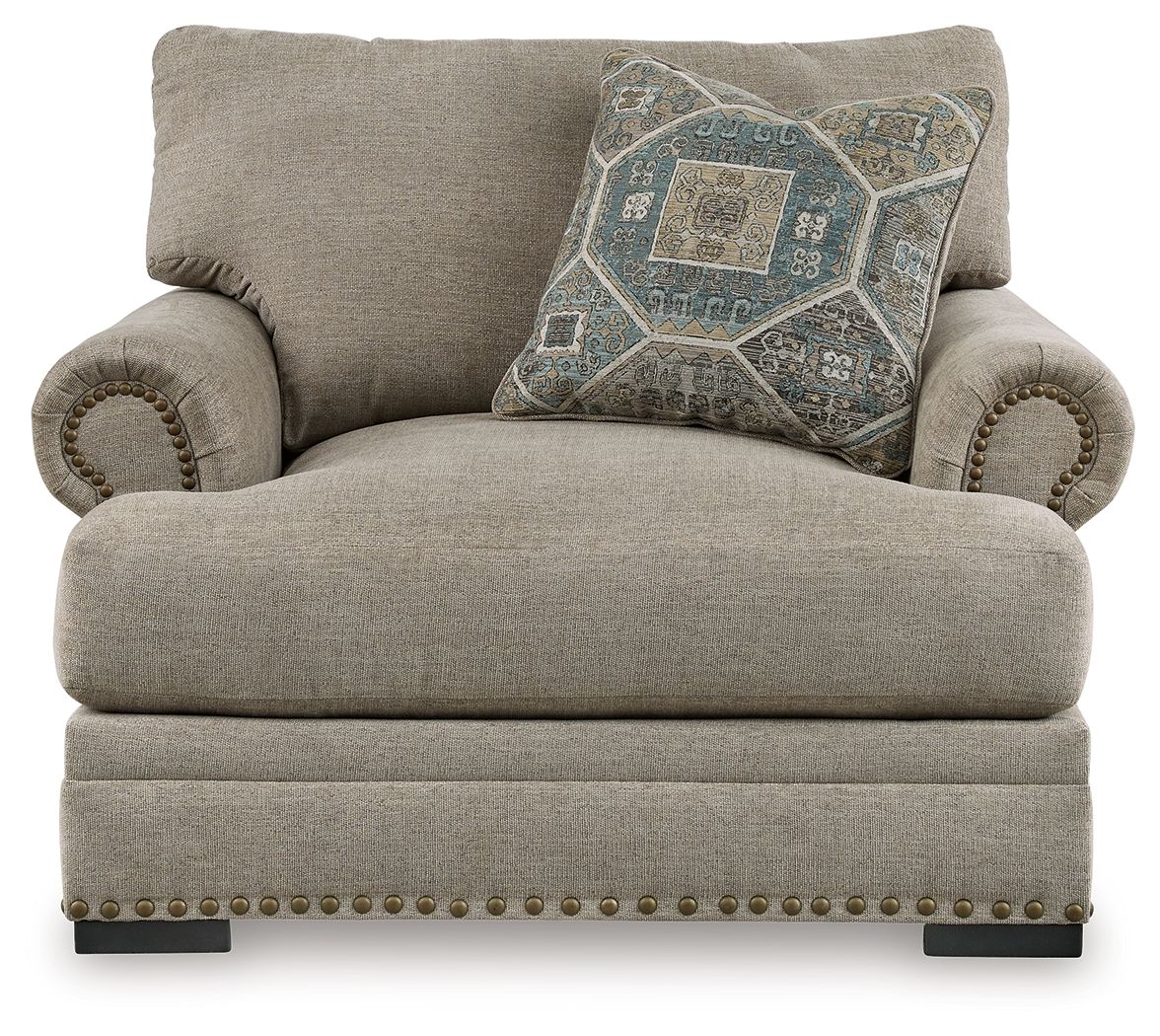 Galemore - Quarry - Chair And A Half - Hornell Furniture Outlet