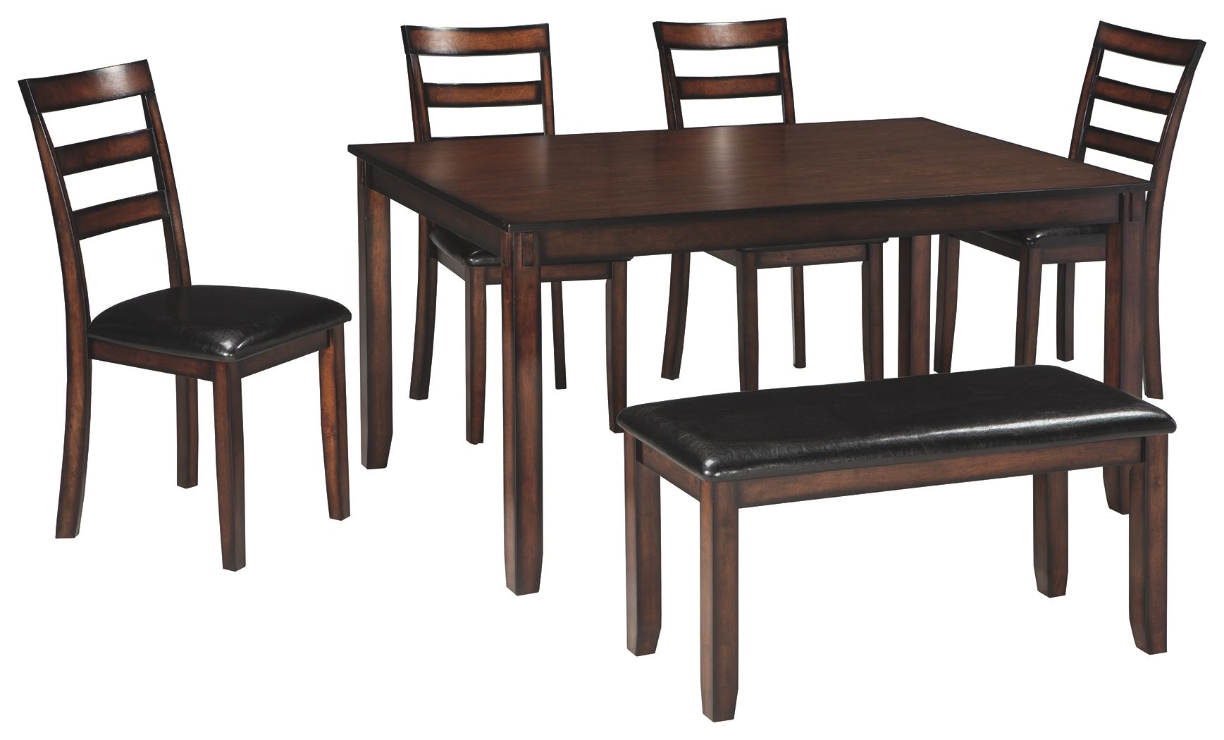 Coviar - Brown - Dining Room Table Set (Set of 6) - Hornell Furniture Outlet