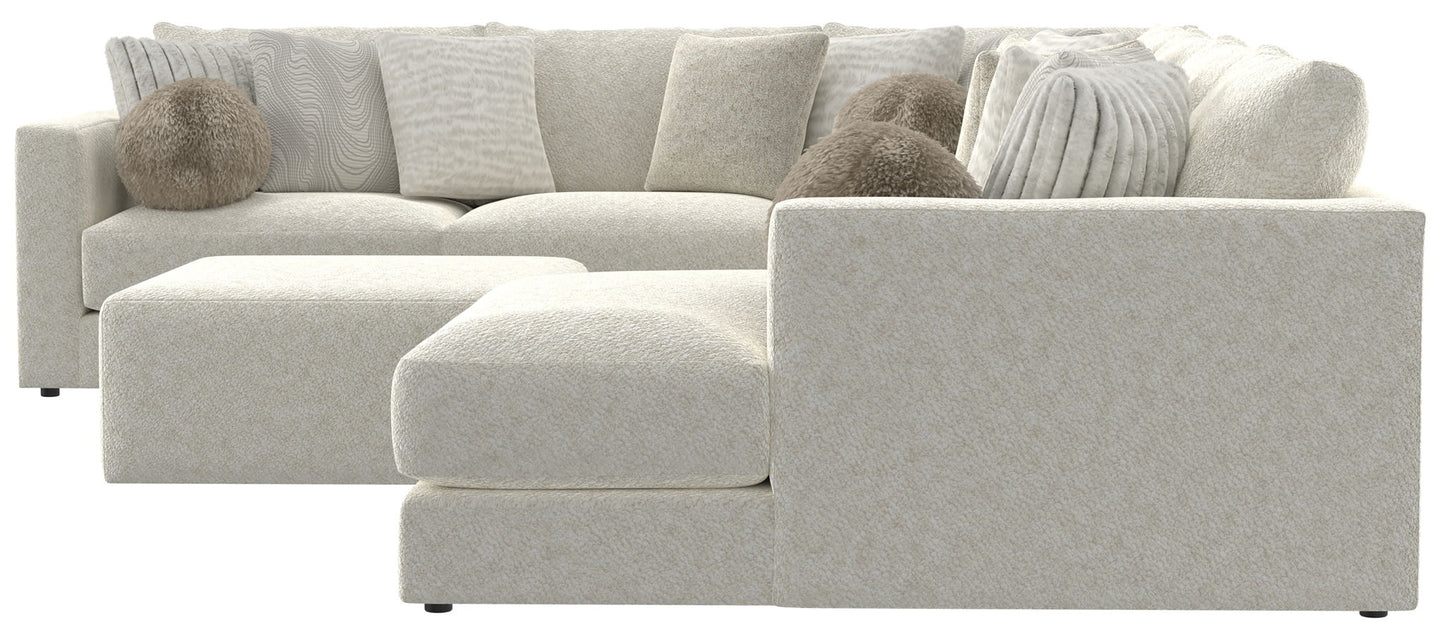 Ritzy - Modular Sofa And Included Cocktail Ottoman - Hornell Furniture Outlet