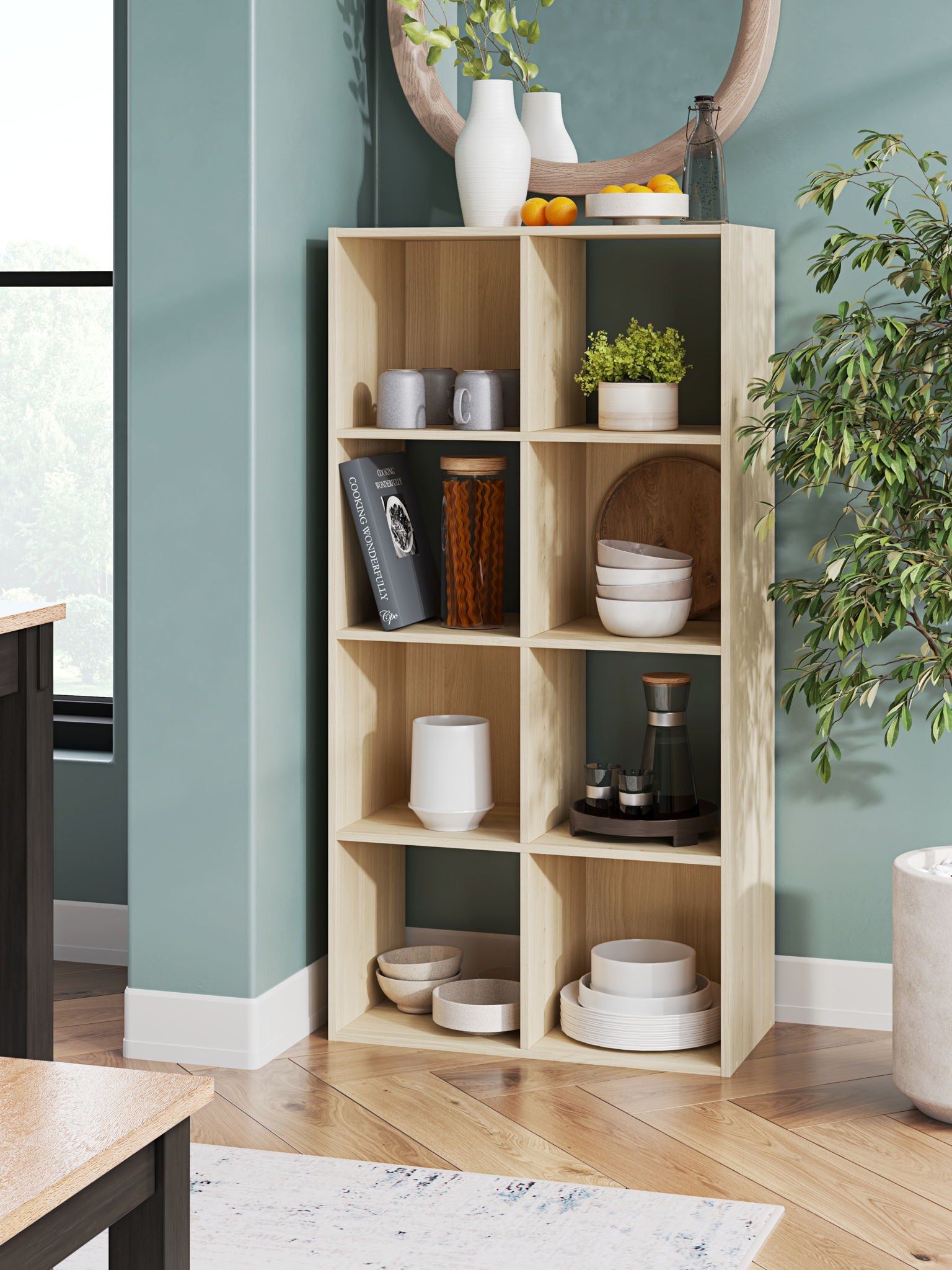 Piperton - Cube Organizer - Wood - Hornell Furniture Outlet