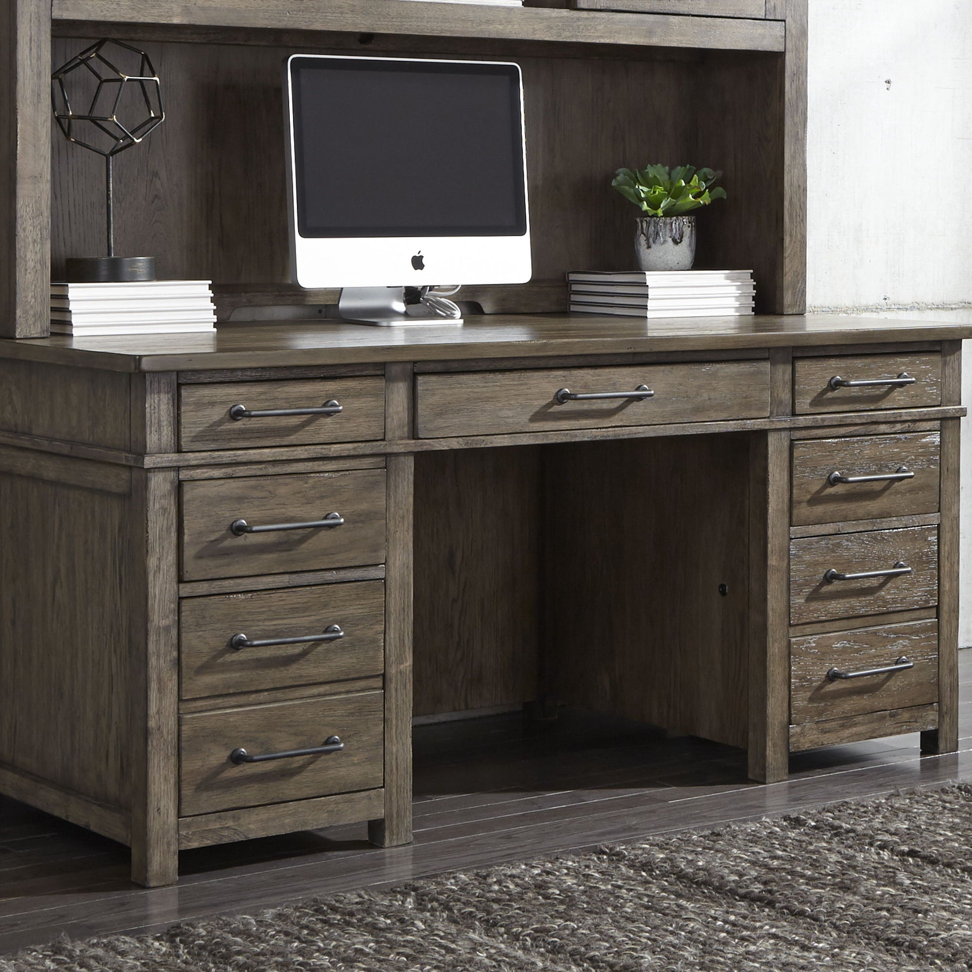 Sonoma Road - Desk/Credenza - Light Brown - Hornell Furniture Outlet