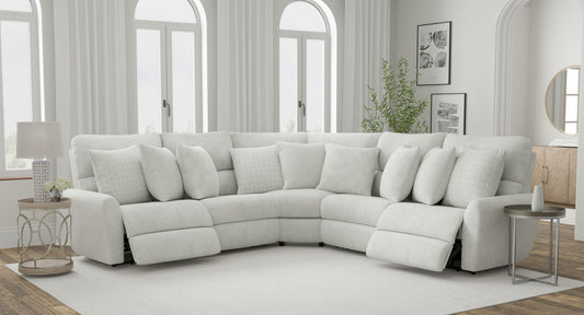Majesty - Deep Seating Power Reclining Sectional - Hornell Furniture Outlet