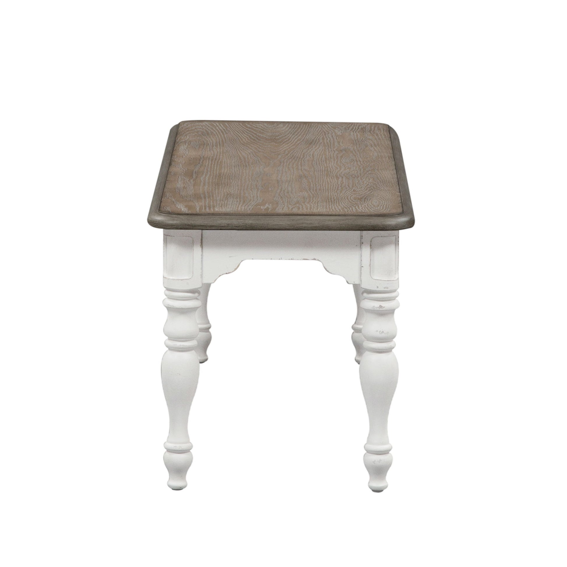 Magnolia Manor - Dining Bench - White - Hornell Furniture Outlet