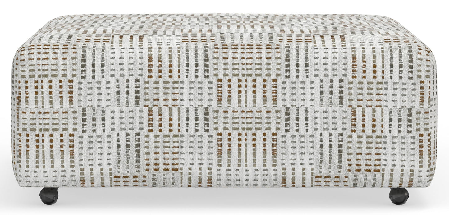 Kellen - Castered Cocktail Ottoman - Hornell Furniture Outlet