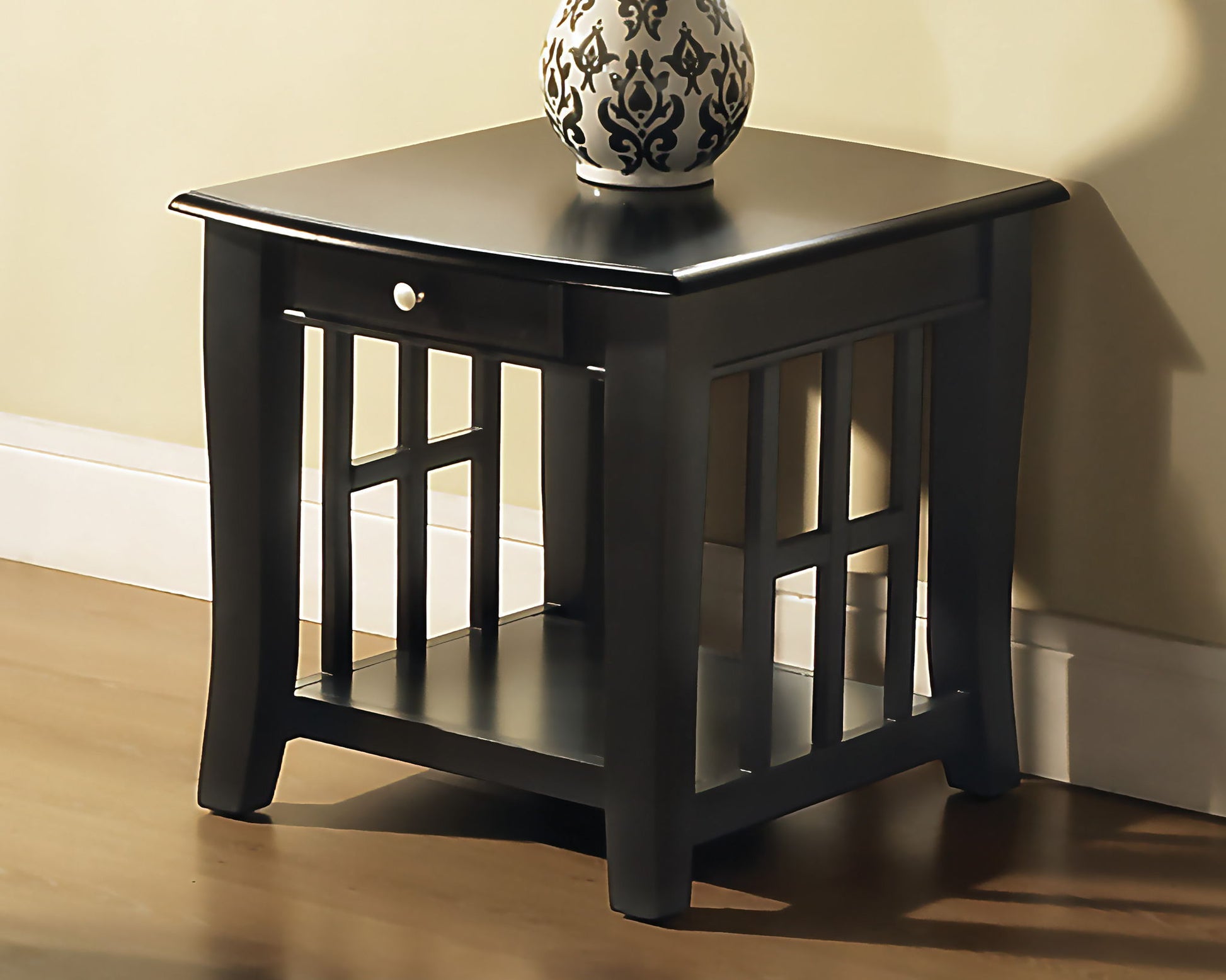 Cassidy - End Table - Black - Hornell Furniture Outlet