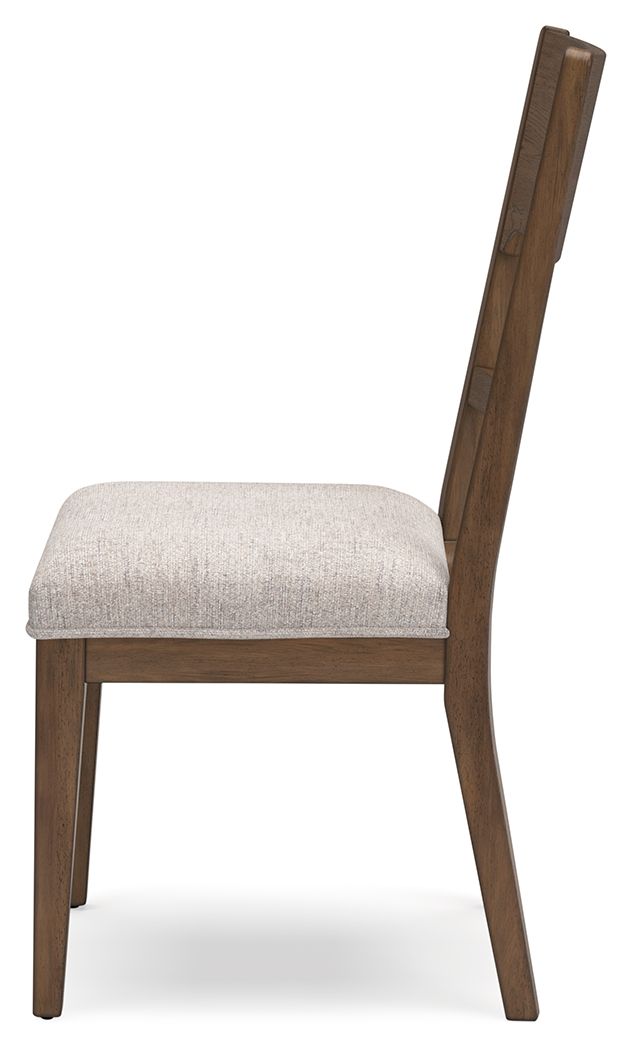 Cabalynn - Oatmeal / Light Brown - Dining Uph Side Chair (Set of 2) - Hornell Furniture Outlet