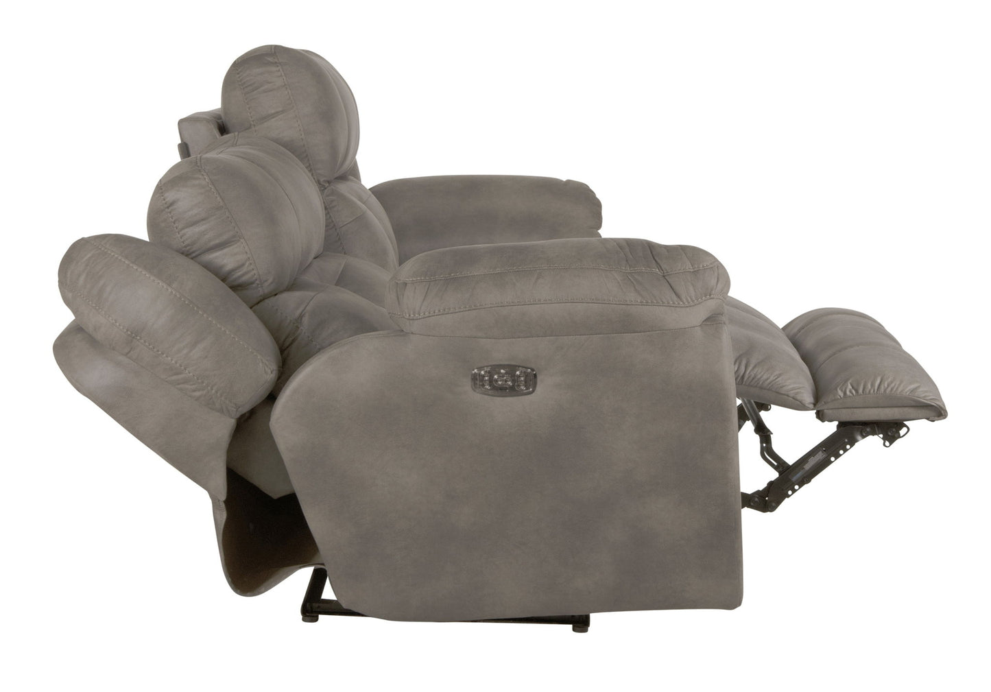 Ferrington - Power Lay Flat Reclining Sofa with Power Adjustable Headrest & Lumbar - Hornell Furniture Outlet