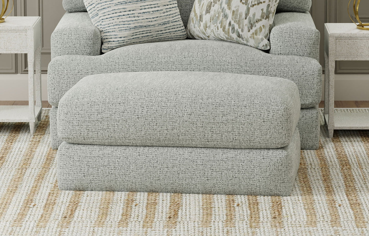 Brett - Ottoman - Hornell Furniture Outlet
