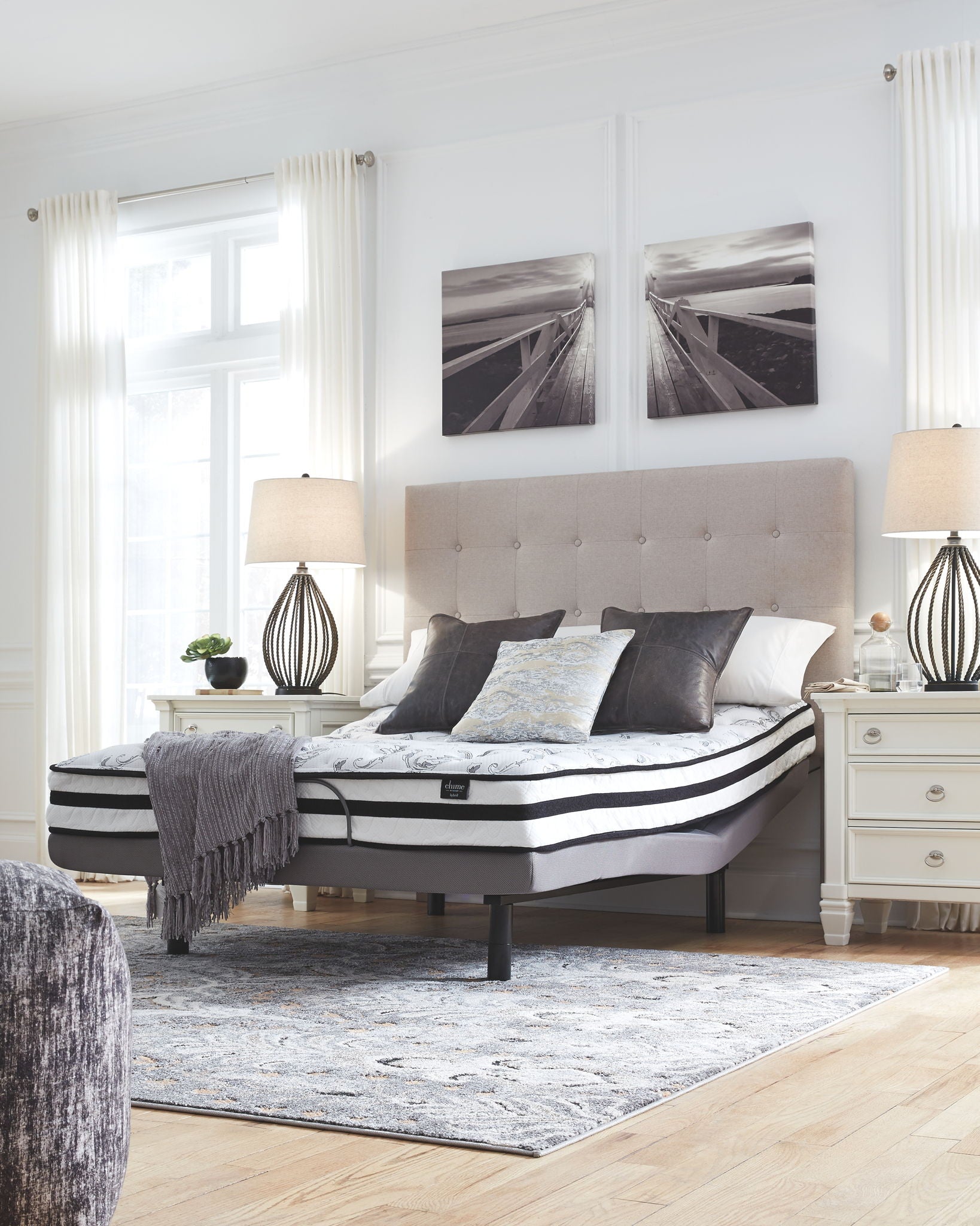 8 Inch Chime Innerspring - Firm Mattress - Hornell Furniture Outlet