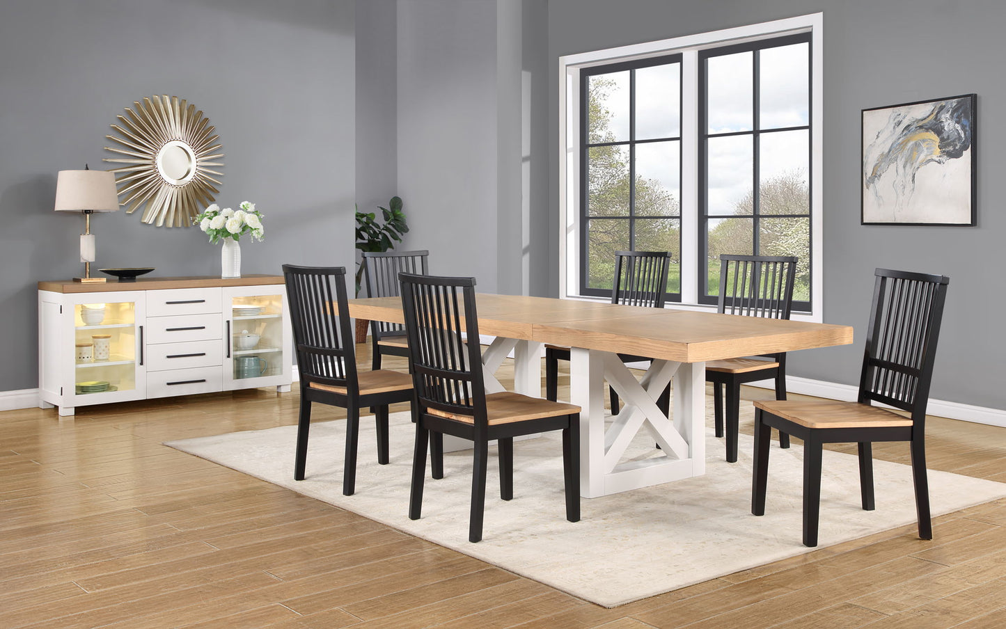 Magnolia - Side Chair (Set of 2) - Black - Hornell Furniture Outlet