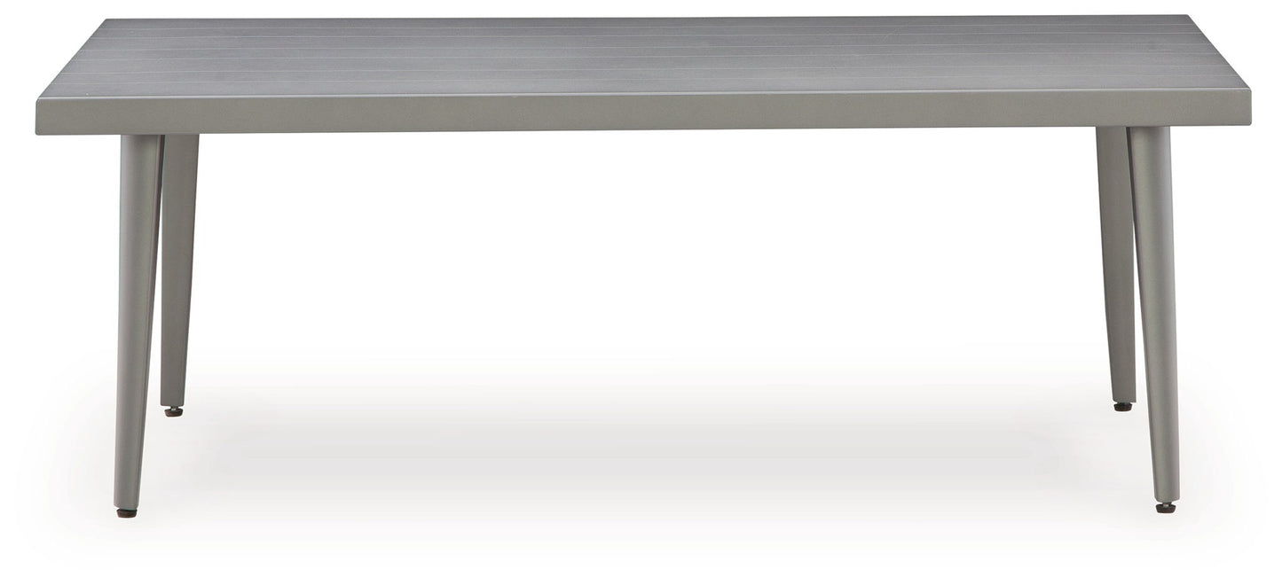 Gali - Gray / Blue - Sofa / Chairs / Table Set (Set of 4) - Hornell Furniture Outlet