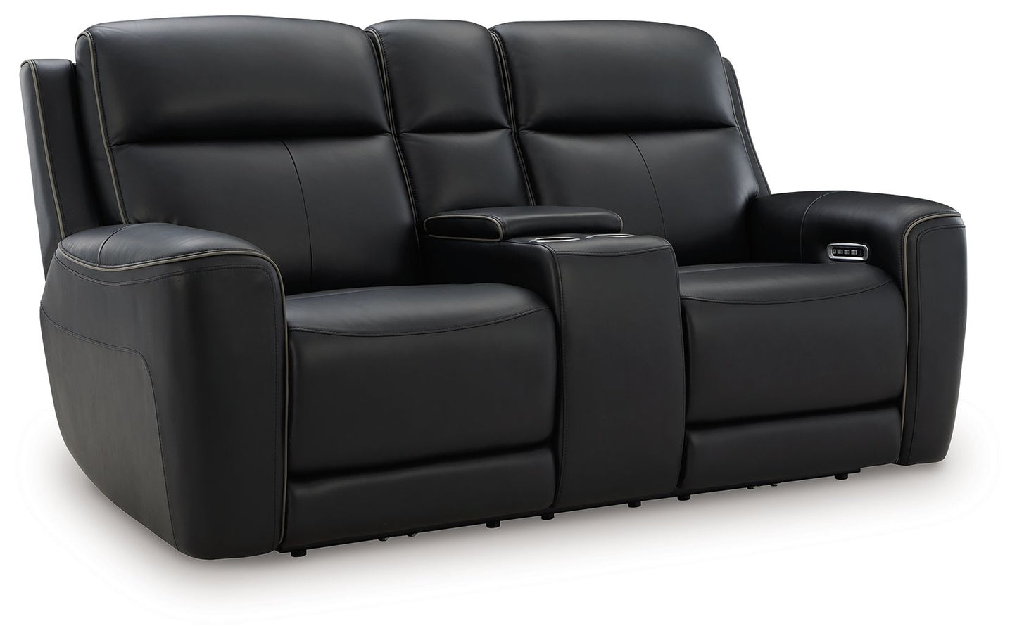 5Z - Comfort - Relaxation - Power Reclining Loveseat with Console / Adj Headrest - Hornell Furniture Outlet