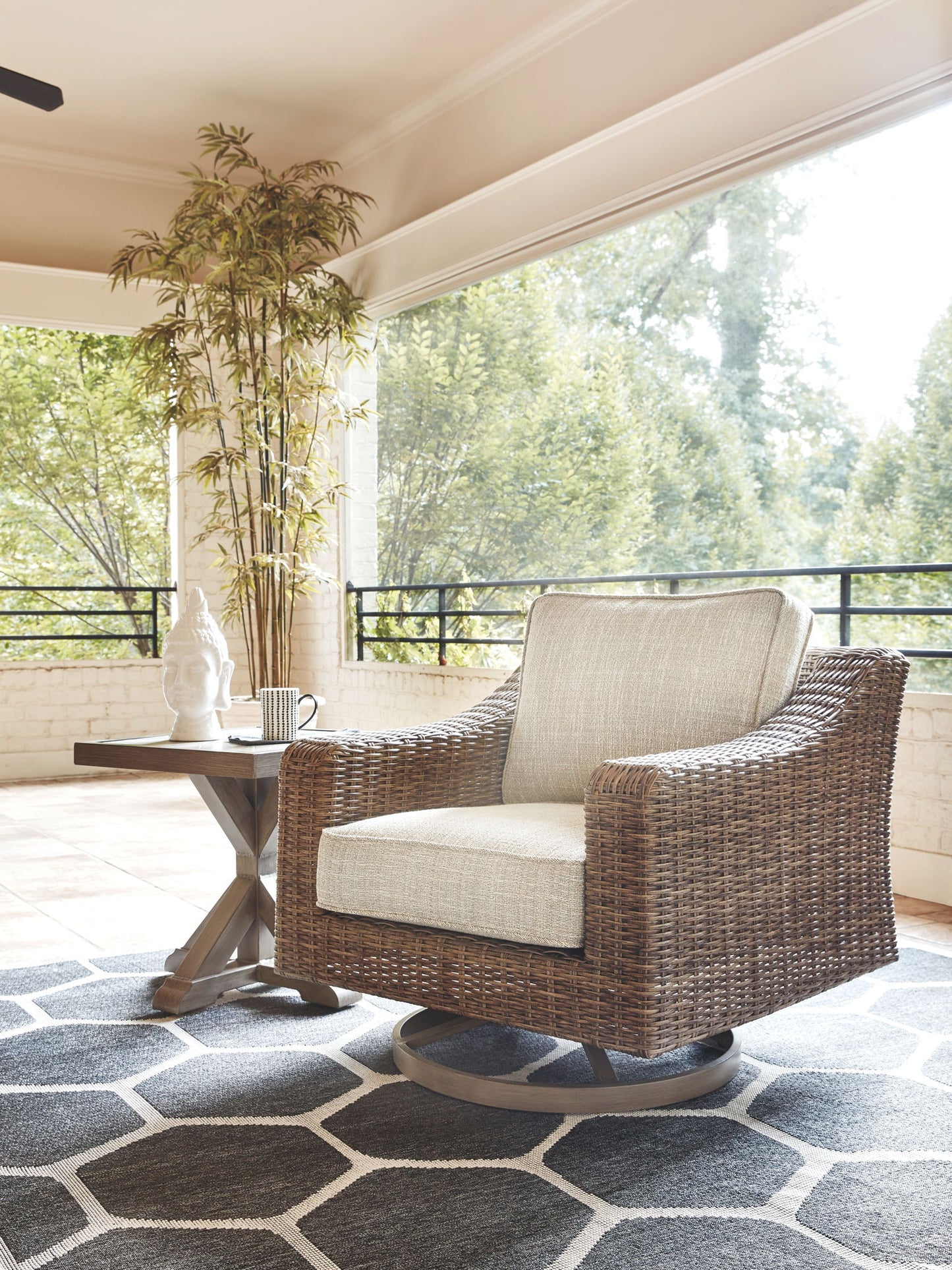 Beachcroft - Swivel Lounge Chair - Hornell Furniture Outlet