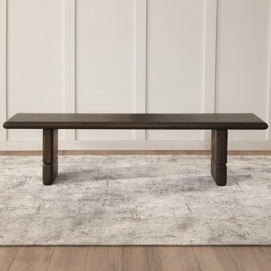 Norvell - Backless Dining Bench - Brown - Hornell Furniture Outlet