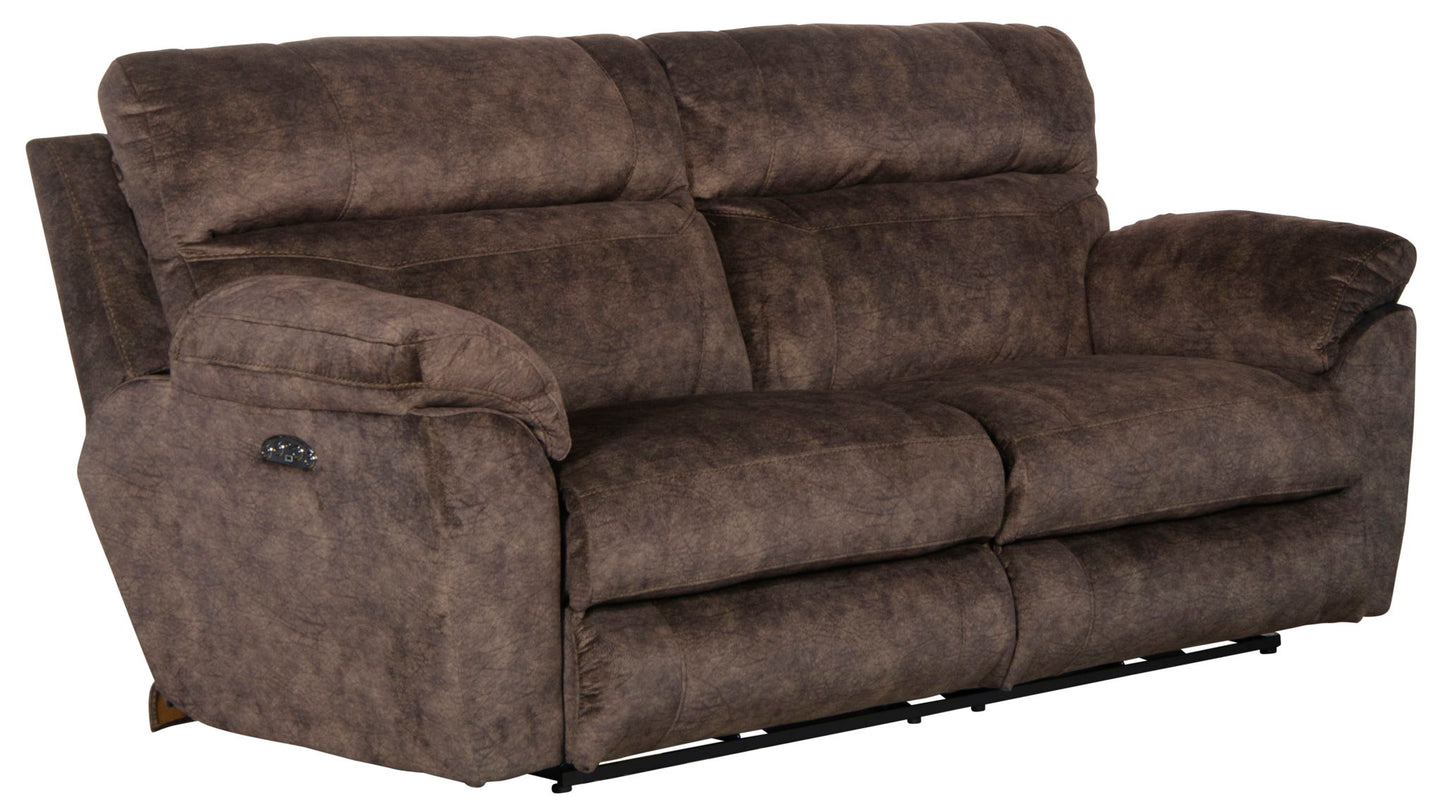 Sedona - Power Headrest Lay Flat Reclining Sofa - Hornell Furniture Outlet