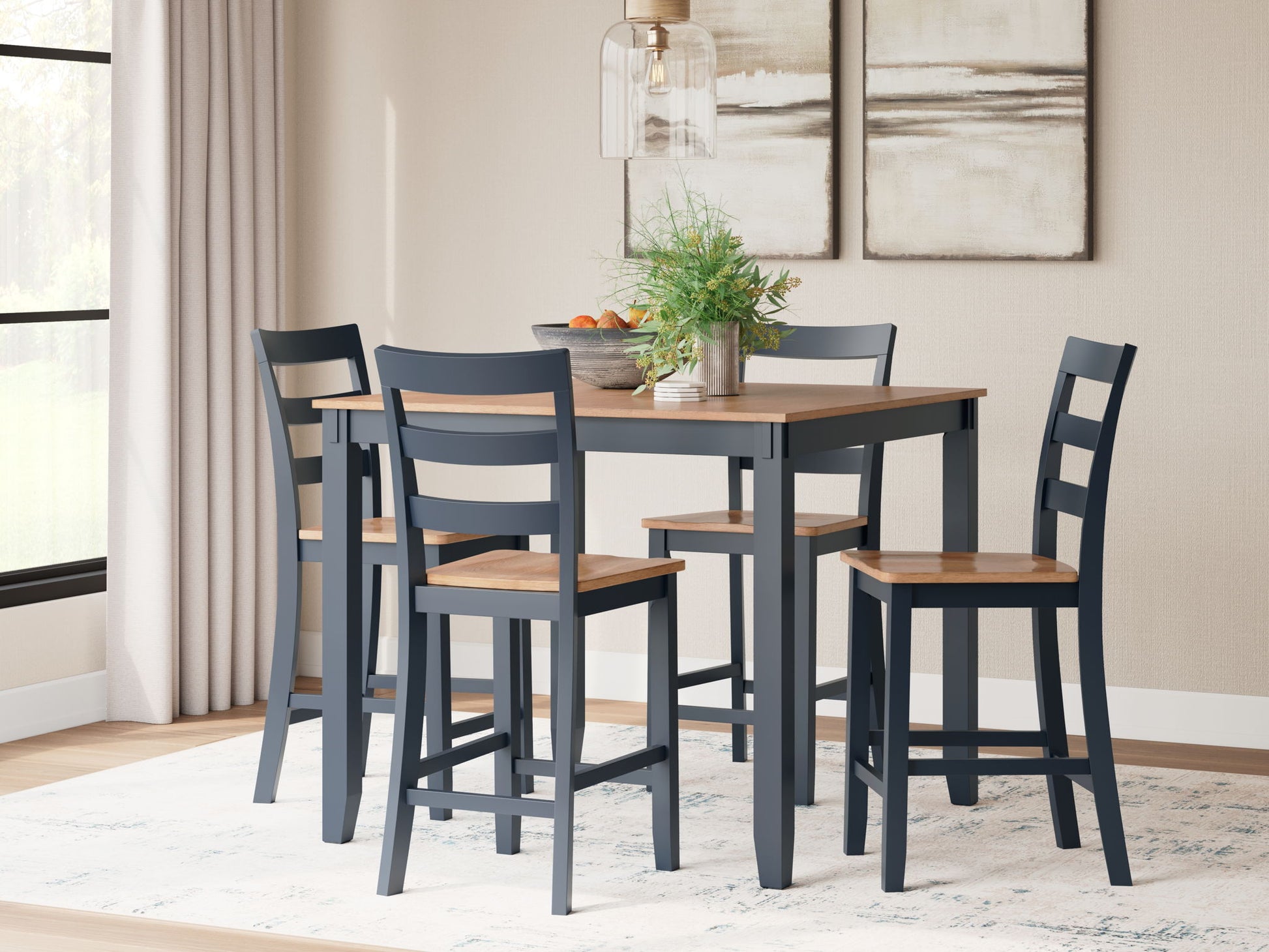Gesthaven - Dining Room Counter Table Set - Hornell Furniture Outlet