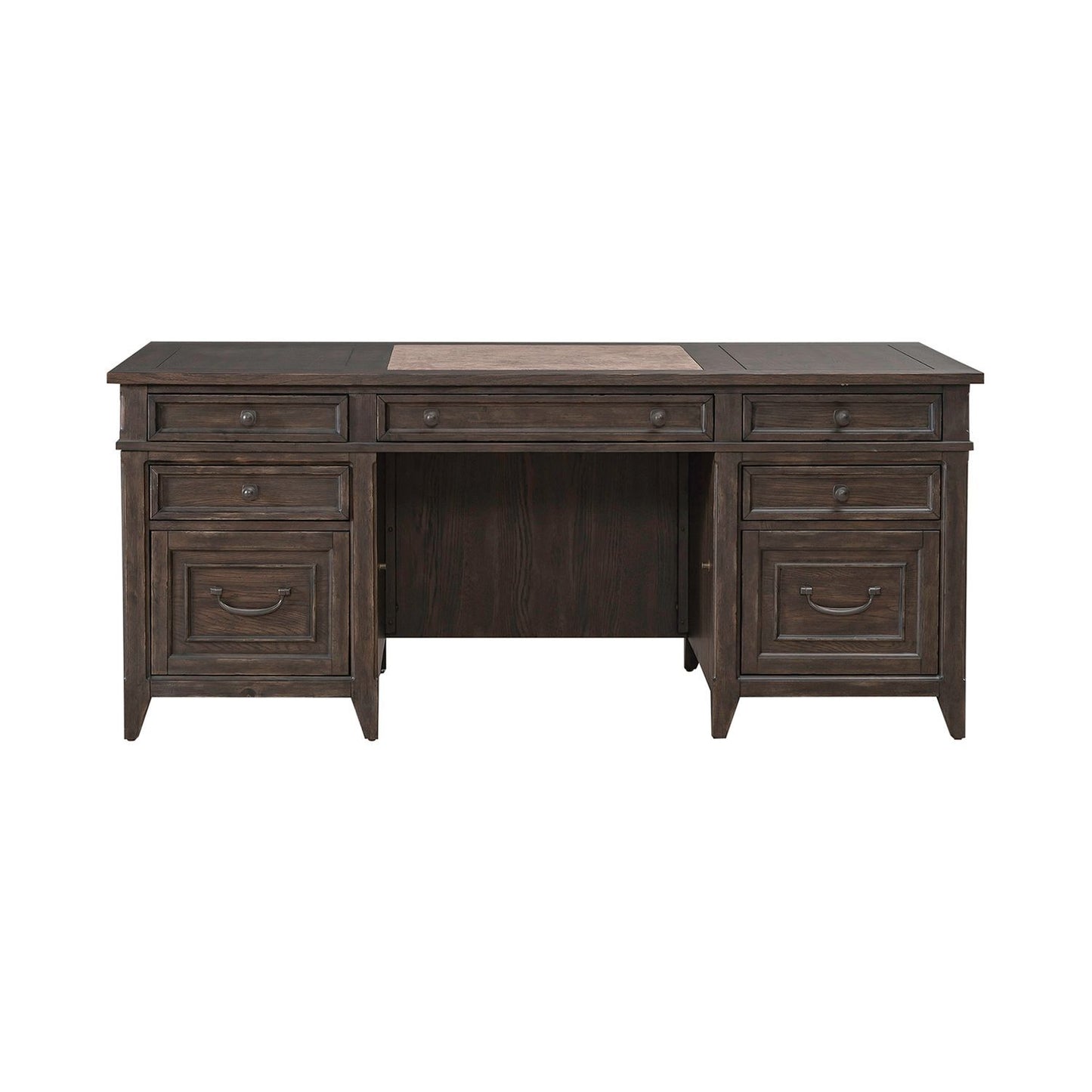 Paradise Valley - Executive Desk - Brown - Hornell Furniture Outlet