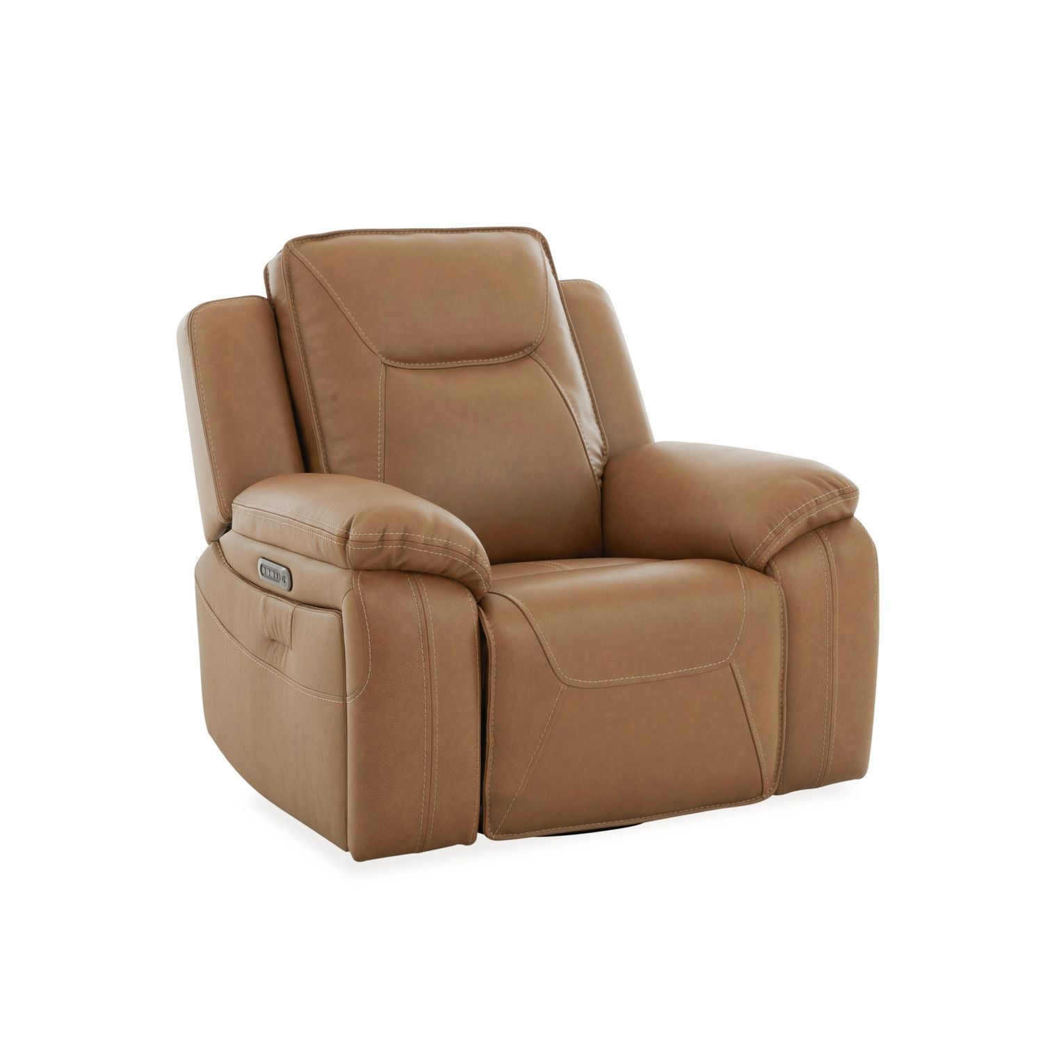 Callihan - Swivel Glider Recliner P3 - Brown - Hornell Furniture Outlet