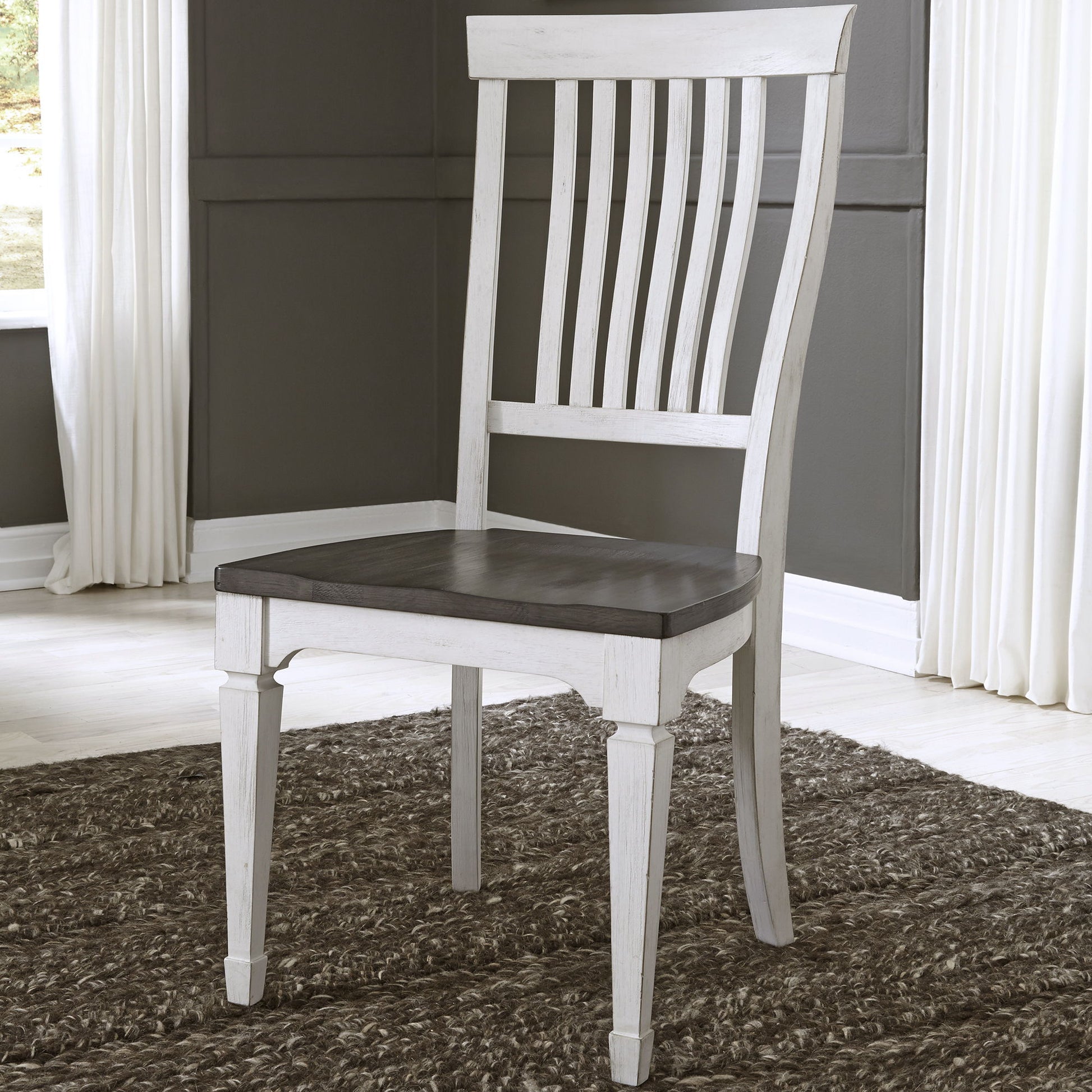 Allyson Park - Slat Back Side Chair - Hornell Furniture Outlet