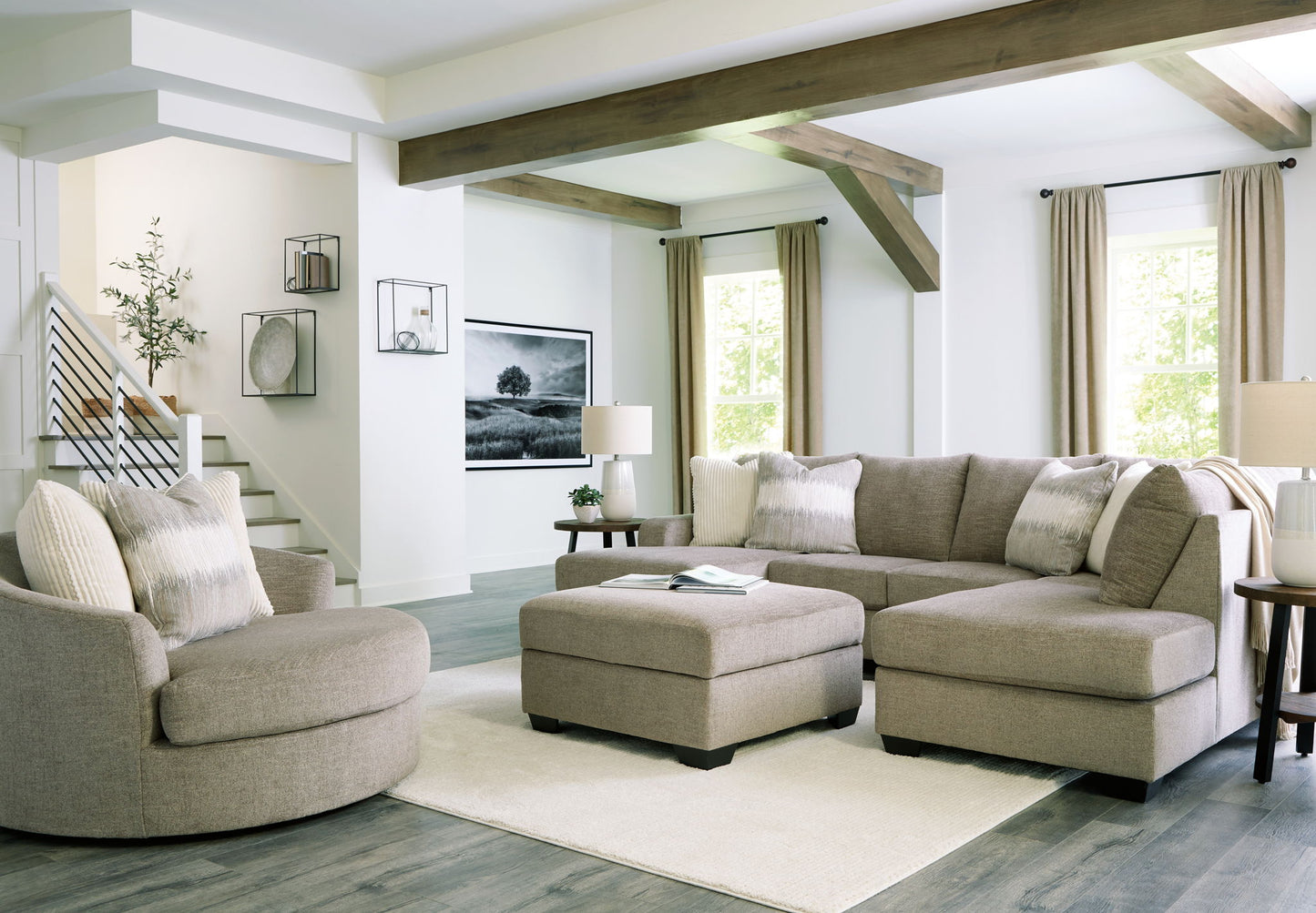 Creswell - Sectional Set - Hornell Furniture Outlet