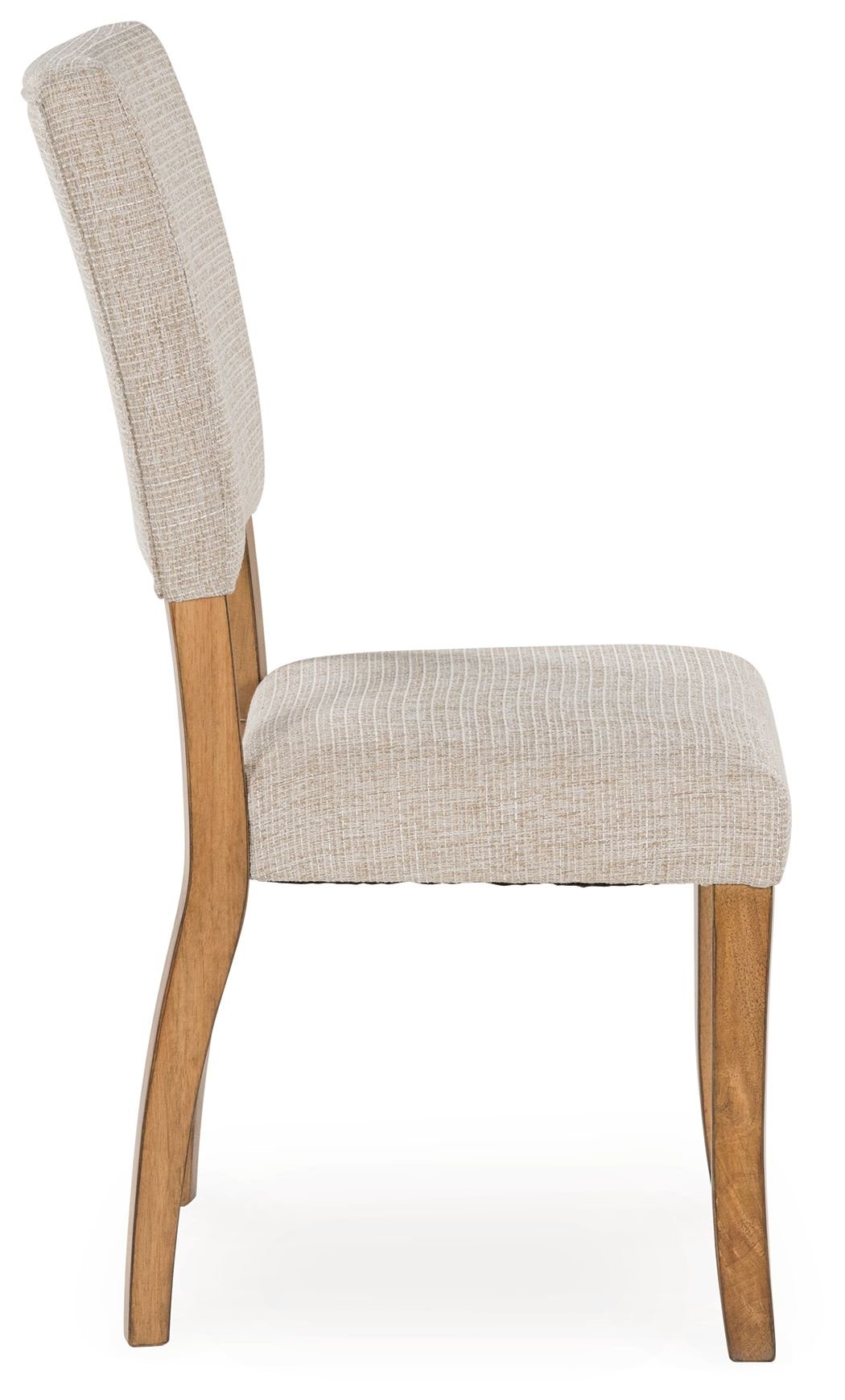 Rybergston - Light Brown - Dining Upholstered Side Chair (Set of 2) - Hornell Furniture Outlet