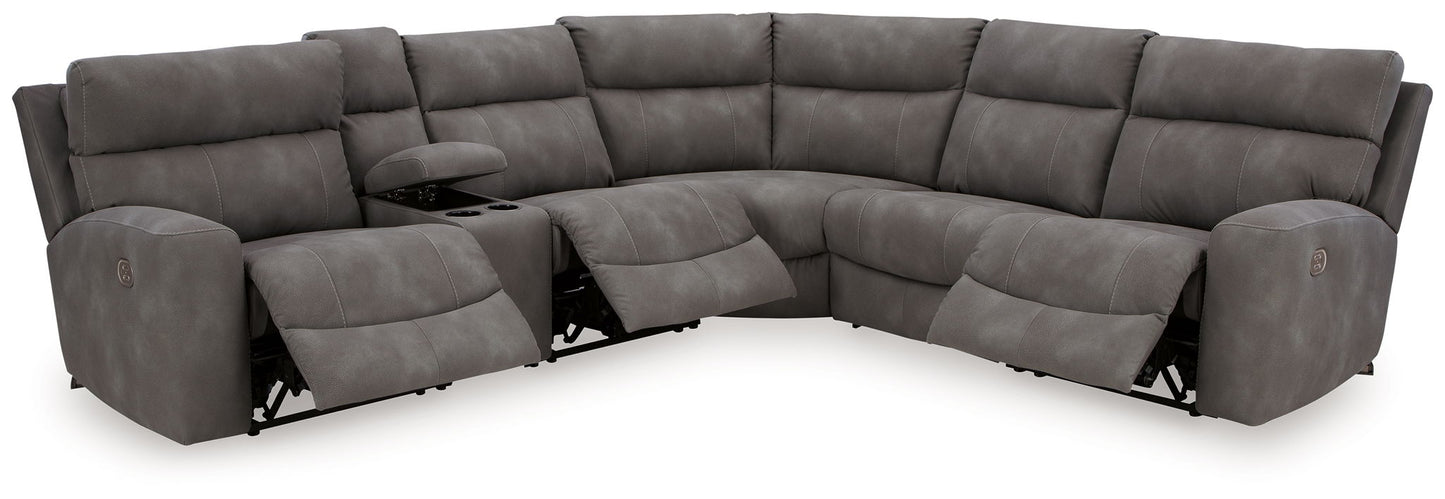 Next - gen Durapella - Power Reclinering Sectional Set - Hornell Furniture Outlet