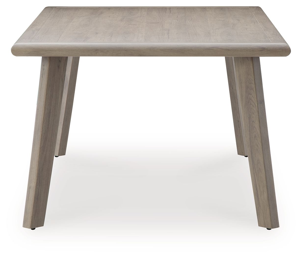 Cliff Trails - Beige - Rectangle Dining Table With Umbrella Option - Hornell Furniture Outlet