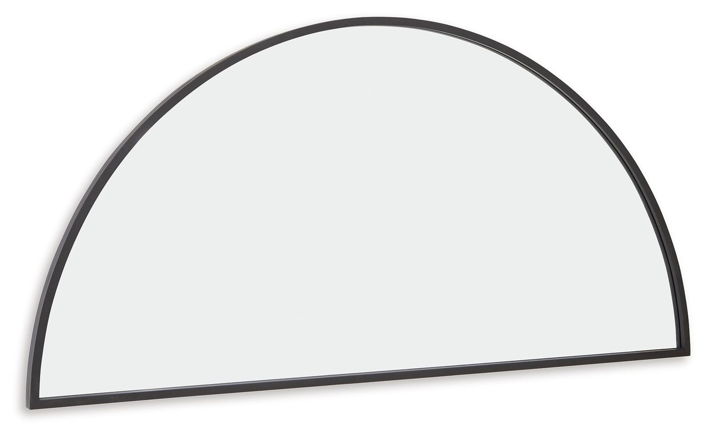 Denlow - Black - Accent Mirror - Hornell Furniture Outlet