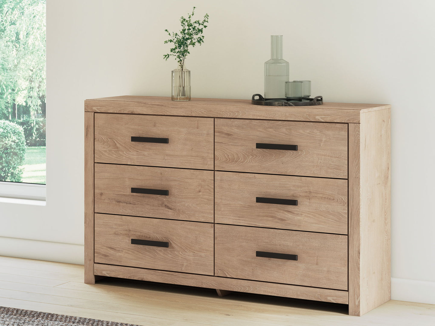 Sanginlane - Panel Bedroom Set - Hornell Furniture Outlet