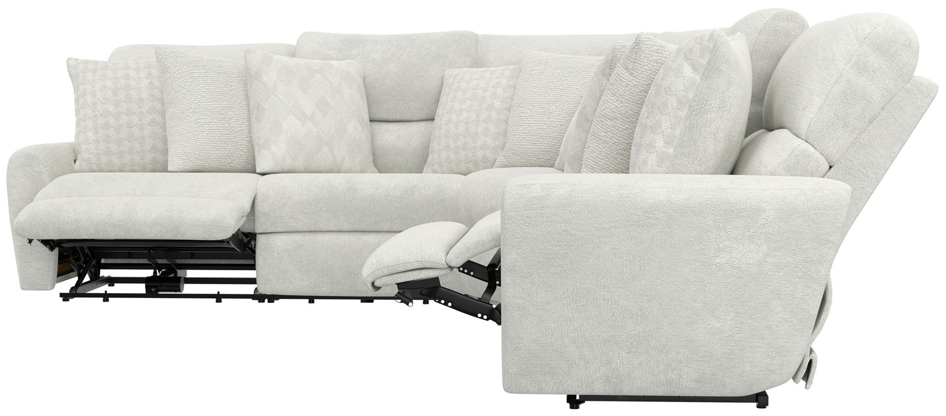 Majesty - Deep Seating Power Reclining Sectional - Hornell Furniture Outlet