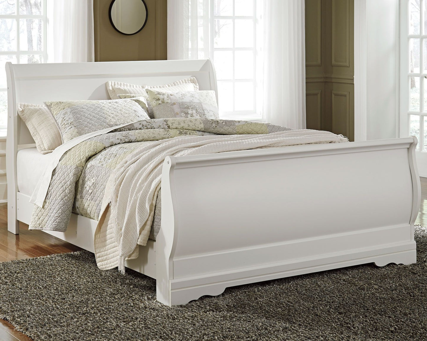 Anarasia - Sleigh Bed Set - Hornell Furniture Outlet