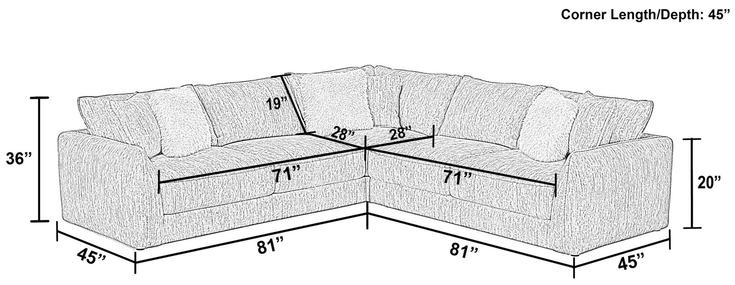 Bucktown - Sectional Sofa - Hornell Furniture Outlet