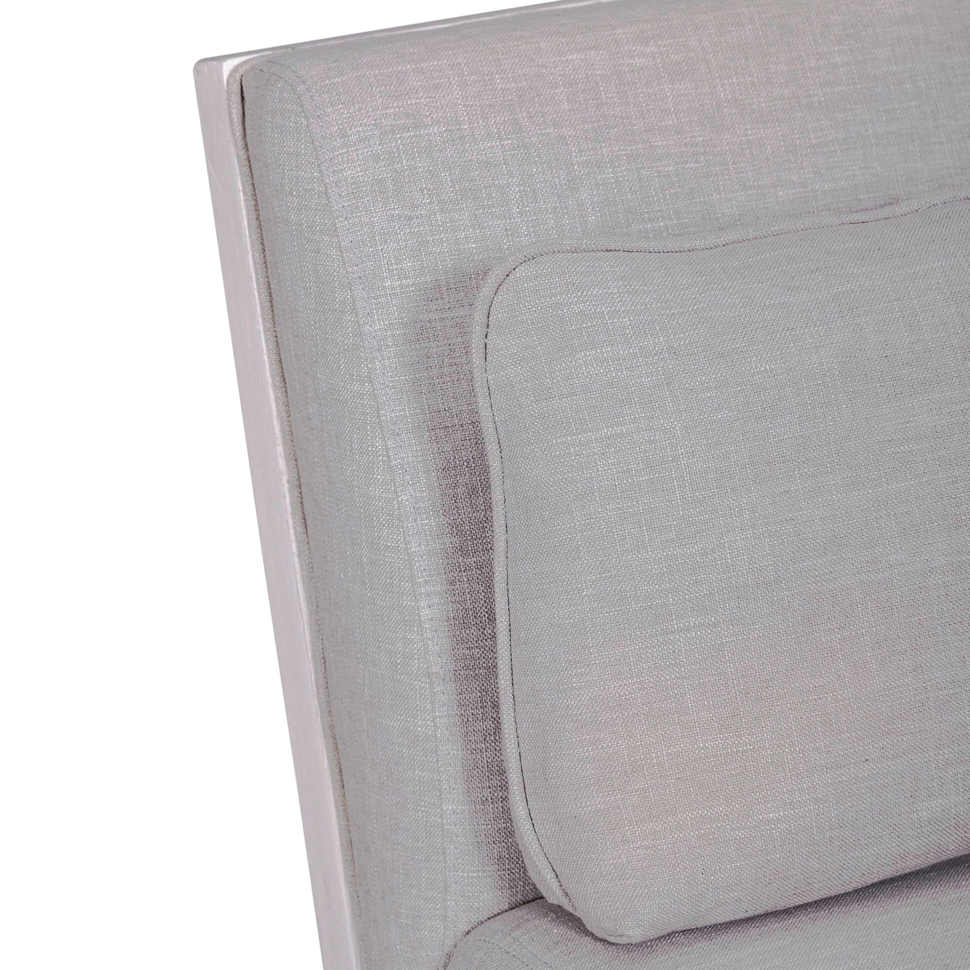 Allyson Park - Upholstered Accent Chair - Wirebrushed White - Hornell Furniture Outlet