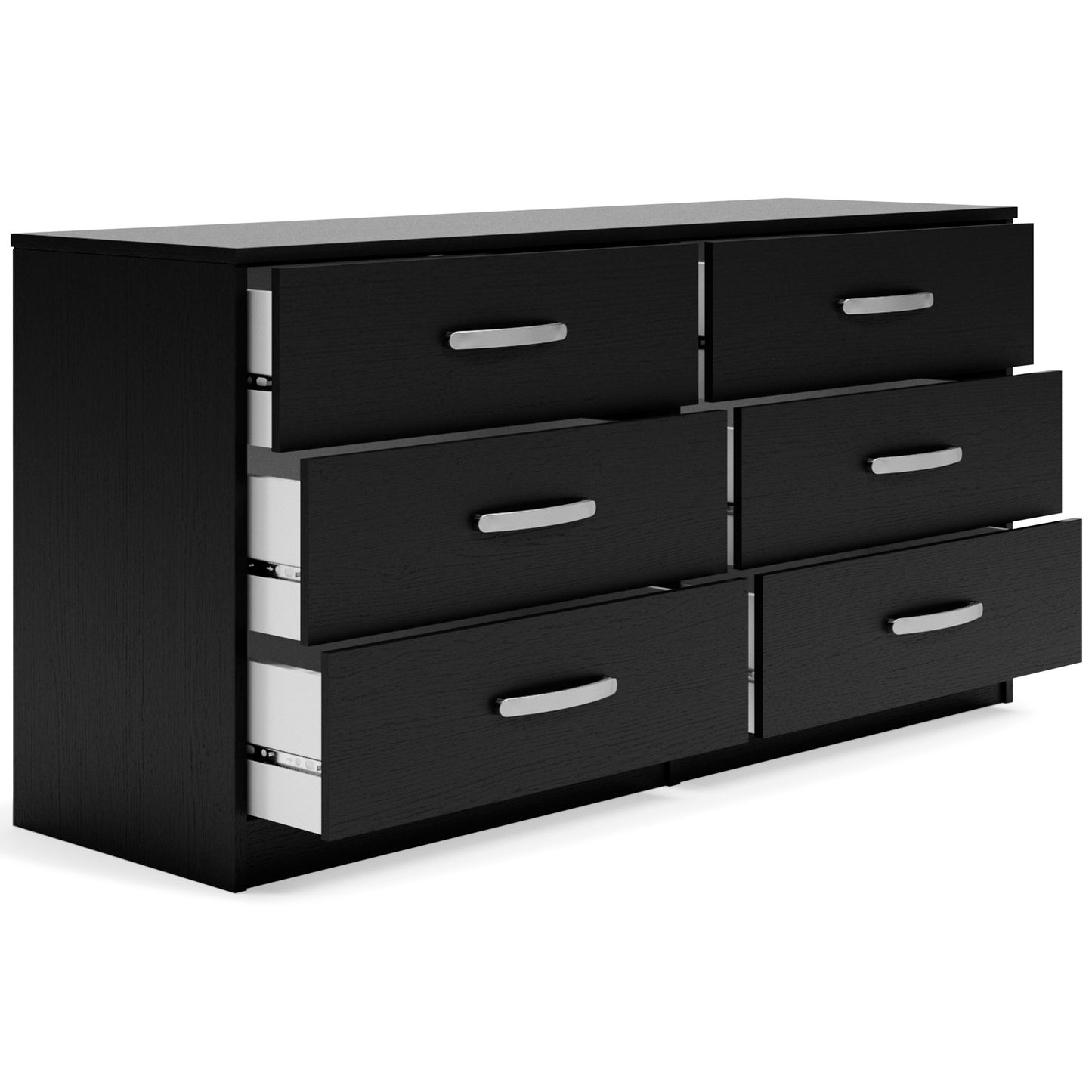 Finch - Black - Six Drawer Dresser - 29'' Height - Hornell Furniture Outlet
