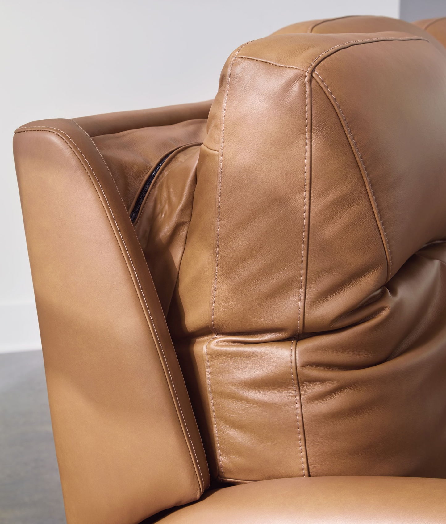 Tryanny - Butterscotch - Power Recliner/ Adj Headrest - Hornell Furniture Outlet
