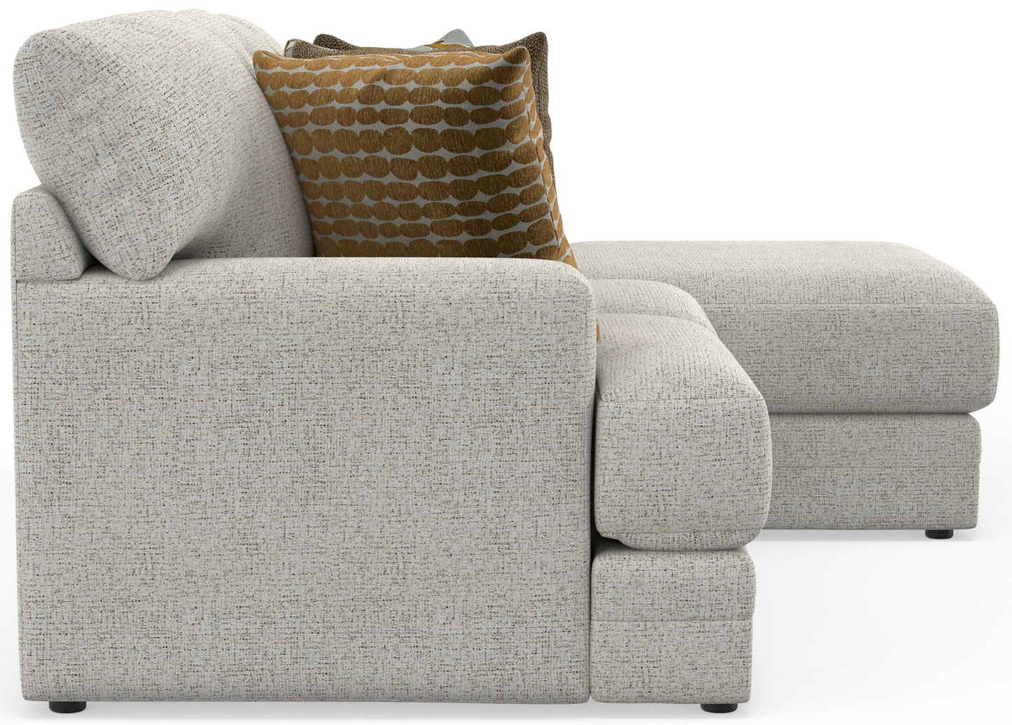 Tori - Sectional With Comfort Coil Seating And Accent Pillows Included - Hornell Furniture Outlet