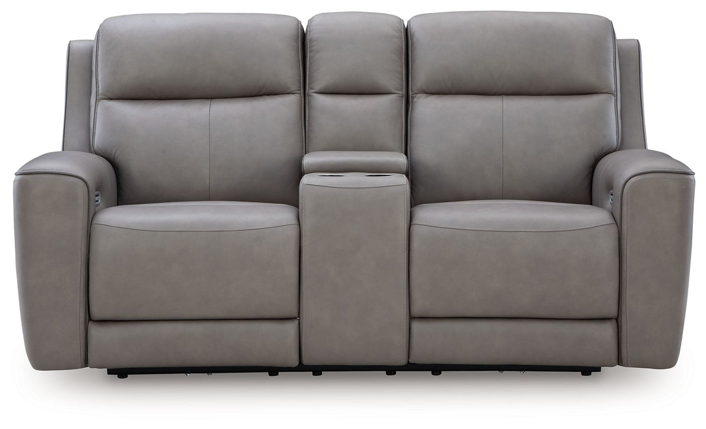 5Z - Comfort - Relaxation - Power Reclining Loveseat with Console / Adj Headrest - Hornell Furniture Outlet
