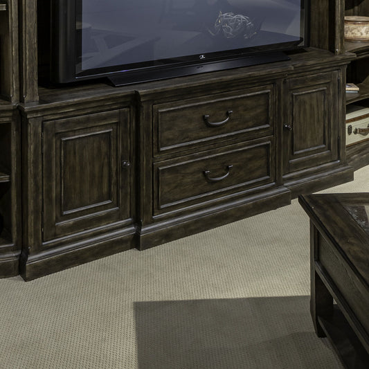 Paradise Valley - 78" Entertainment Console - Dark Brown - Hornell Furniture Outlet
