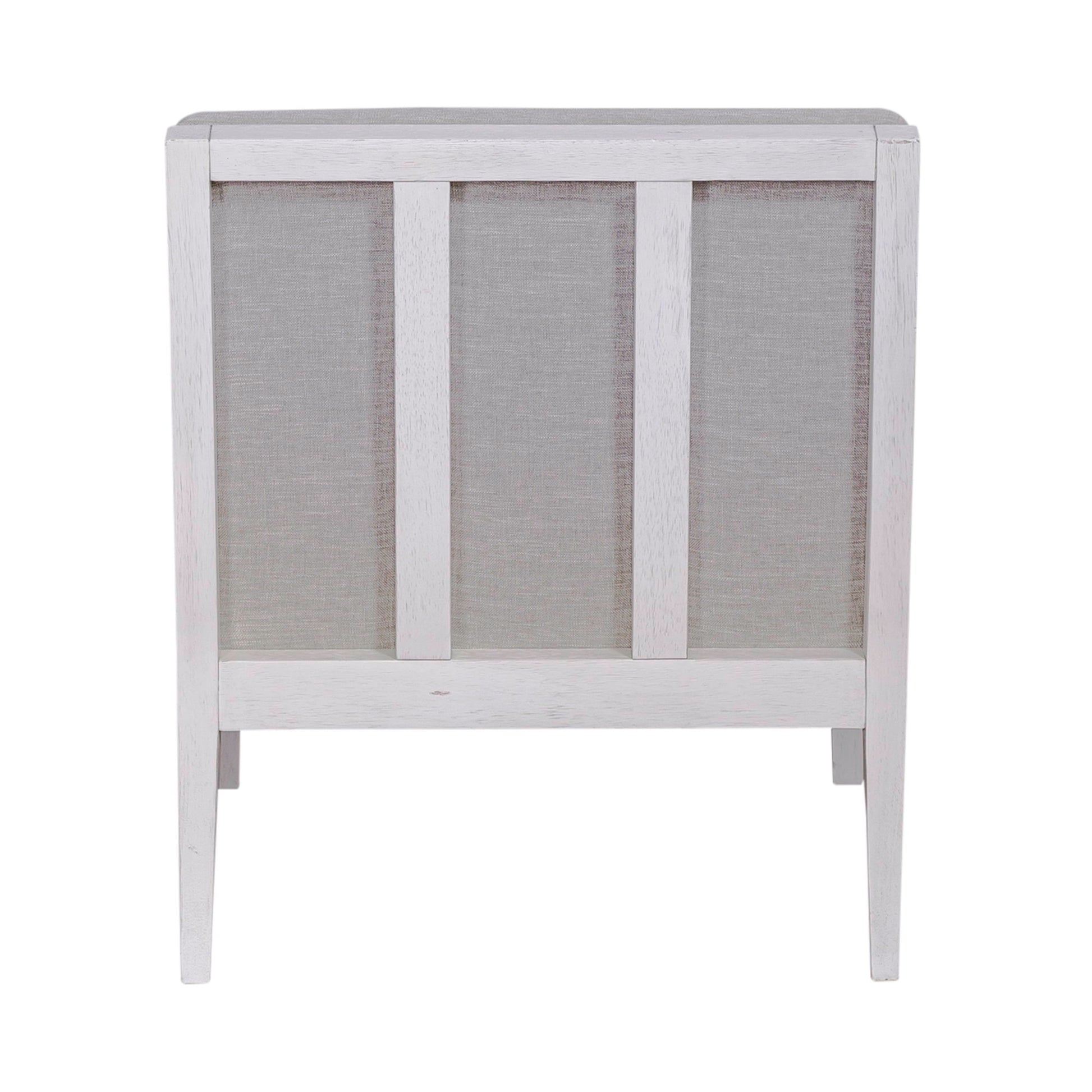 Allyson Park - Upholstered Accent Chair - Wirebrushed White - Hornell Furniture Outlet