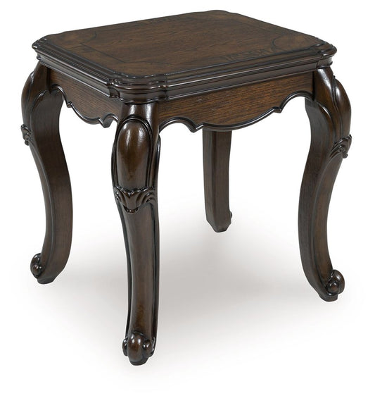 Maylee - Table With Cabriole Legs - Hornell Furniture Outlet