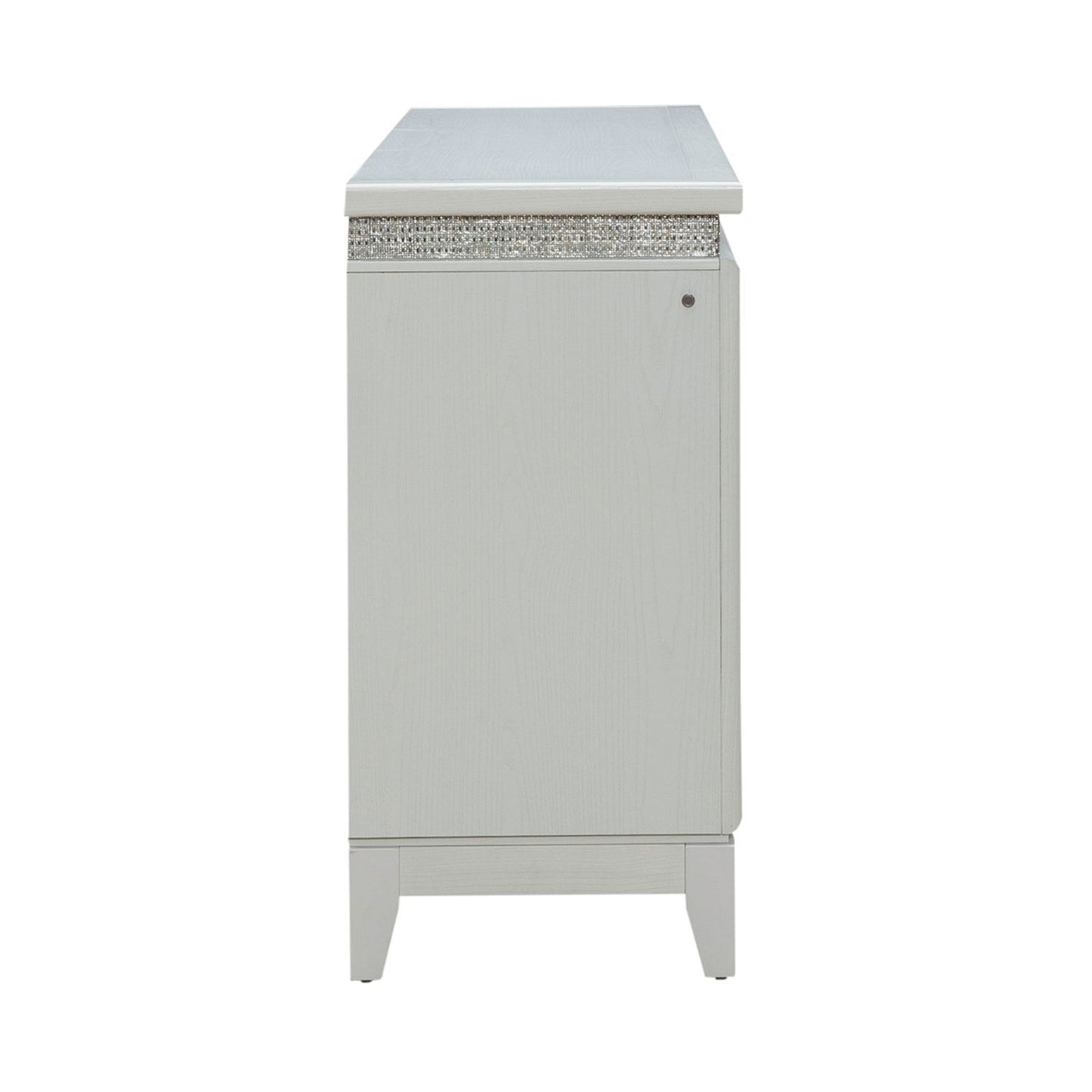 Reflections - 6 Drawer Dresser With Lights - White - Hornell Furniture Outlet