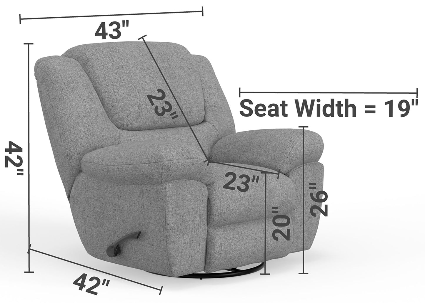 Trifecta - Recliner - Hornell Furniture Outlet