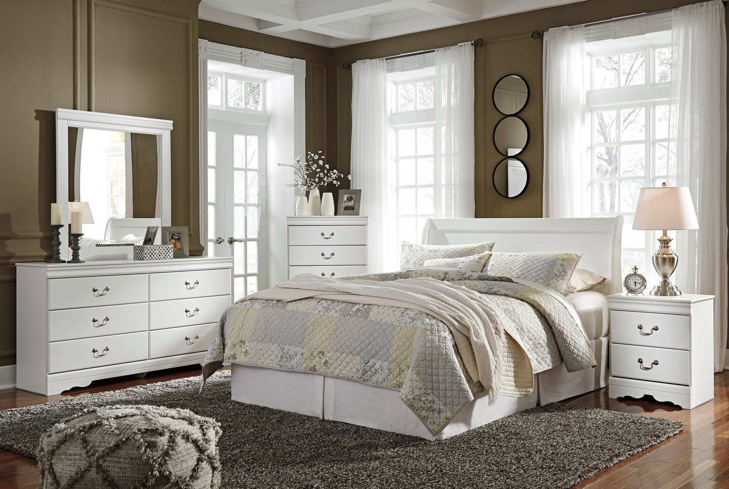 Anarasia - Dresser, Mirror - Hornell Furniture Outlet